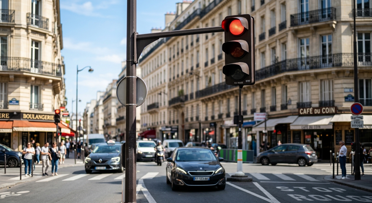 Contester un radar de feu rouge : sauvez vos 4 points